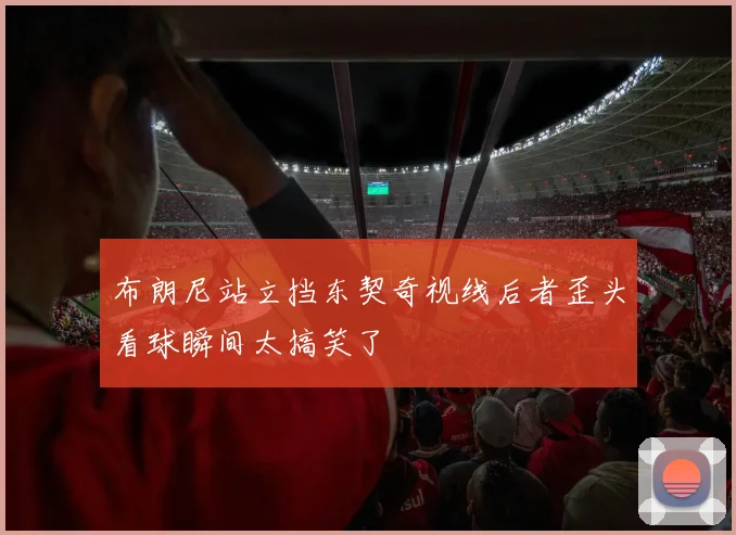 布朗尼站立挡东契奇视线后者歪头看球瞬间太搞笑了